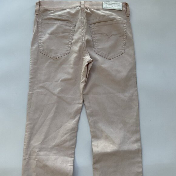 $178 Diesel Women’s Ridee Super Slim Jegging Fit Light Pink Metallic Size 27 - Picture 11 of 15